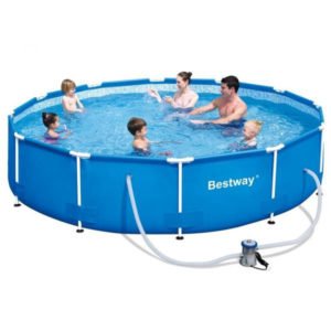 PISCINA BESTWAY REDONDA C/ ESTRUCTURA METALICA 6.473 LTS STEEL PRO - 56681