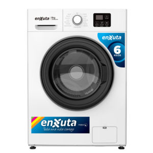 LAVARROPAS ENXUTA AUTOMATICO CARGA FRONTAL 6 KG BLANCO - LENX0650DW