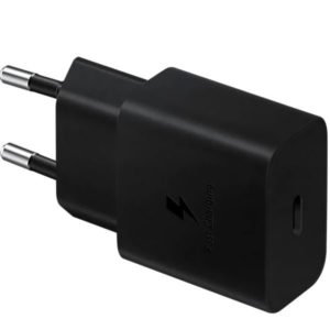 CARGADOR SAMSUNG ADAPTADOR FAST TIPO C 15W BLACK EP-T1510NBEGWW - A300100